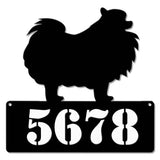 Pomeranian Address Sign  - Personalized Metal Sign