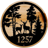 Forest  Number - Personalized Metal Sign