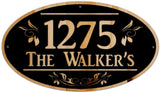 Name Street Number - Personalized Metal Sign