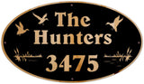 Duck-Pond-Name-Number----Personalized-Metal-Sign