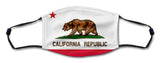 California Republic Mask Metal Sign
