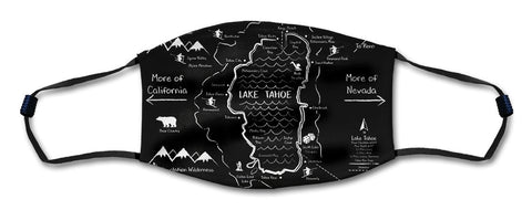 Lake Tahoe Mask Metal Sign