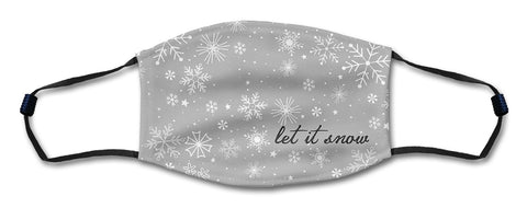 Let It Snow Mask Metal Sign