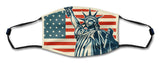Lady Liberty Mask Metal Sign