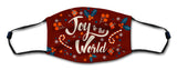 Joy To The World Mask Metal Sign
