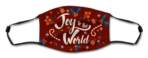 Joy To The World Mask Metal Sign
