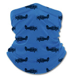 Biplane Pattern Gaiter Metal Sign