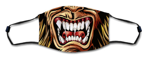 Wolfman Mask Metal Sign