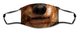 Dog Face Mask Metal Sign