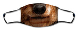 Dog Face Mask Metal Sign