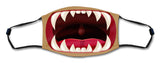 Big Mouth Mask Metal Sign