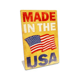 Made In The Usa Topper Vintage Sign Metal Sign