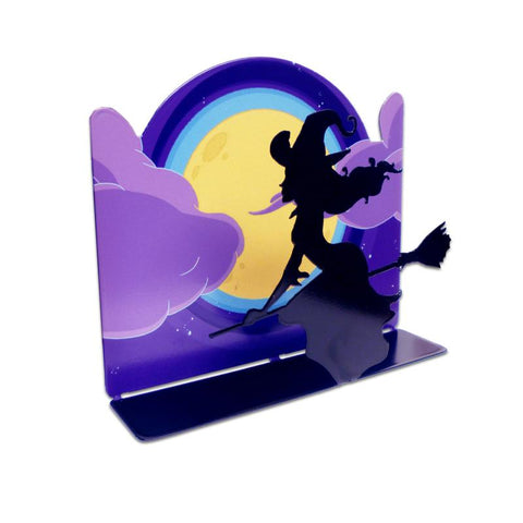 3-D-Halloween-Witch--Topper-Vintage-Sign-Metal-Sign