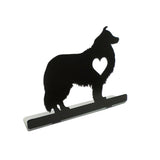 Collie Silhouette Dog Topper Vintage Sign Metal Sign