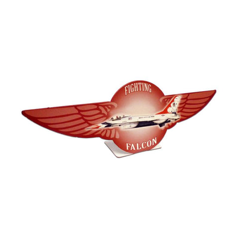 Fighting Falcon Topper Vintage Sign Metal Sign
