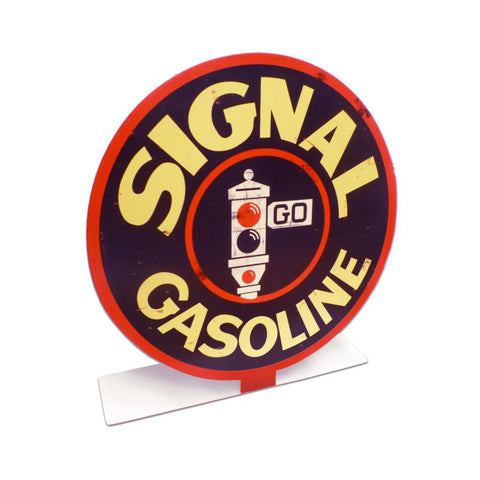 Signal Gasoline Topper Vintage Sign Metal Sign