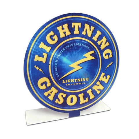 Lightening Gas Topper Vintage Sign Metal Sign