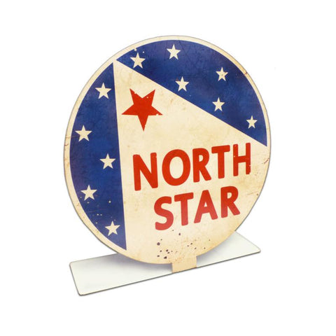 North Star Gas Topper Vintage Sign Metal Sign