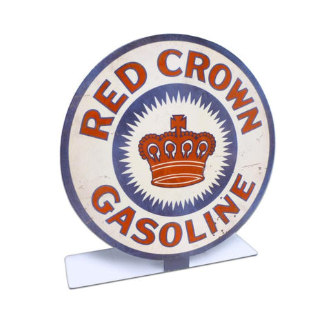 Red-Crown-Gasoline-Topper-Vintage-Sign-Metal-Sign