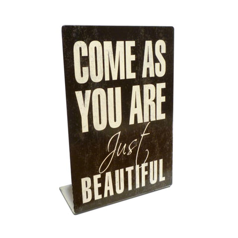 Come As You Are Topper Vintage Sign Metal Sign