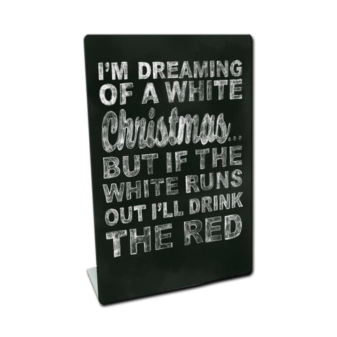 White-Christmas-Topper-Vintage-Sign-Metal-Sign