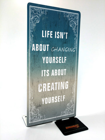 Life Creating Metal Sign