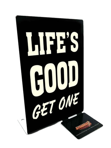 Life'S Good Vintage Sign Metal Sign