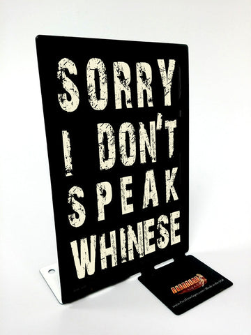 Whinese Vintage Sign Metal Sign