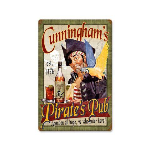 Pirates Pub - Personalized Metal Sign