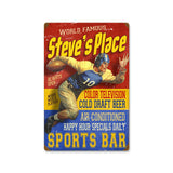 Sports Bar - Personalized Metal Sign