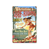 Surf Academy   Personalized Metal Sign