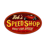Speed Shop - Personalized Metal Sign