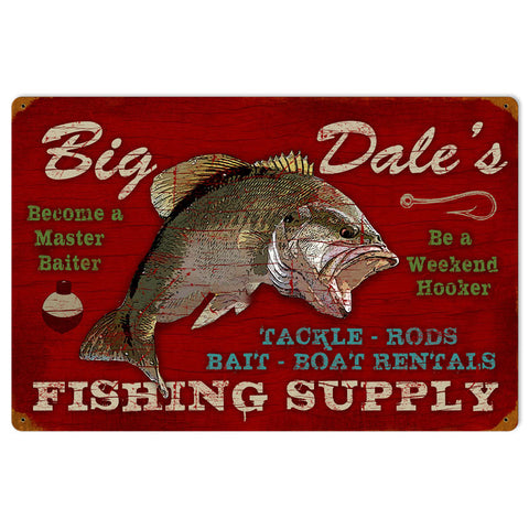 Fishing-Supply---Personalized-Metal-Sign