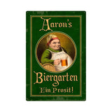 German Beer Garden  - Personalized Metal Sign