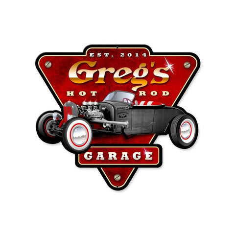 Hot-Rod-Garage----Personalized-Metal-Sign
