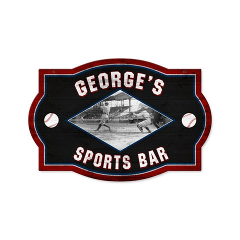 Dirty Dugout Tavern Sign - Personalized Metal Sign