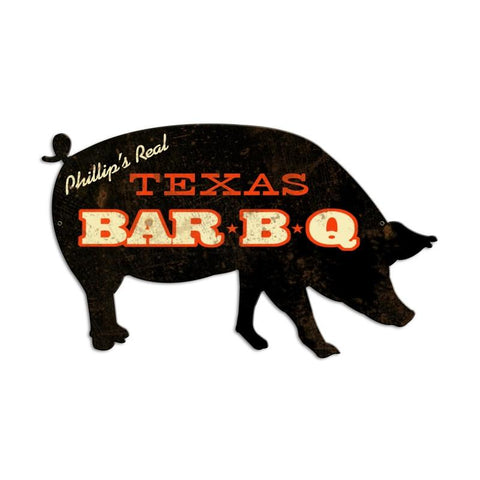 Bbq Pig  - Personalized Metal Sign