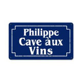 Cave Aux Vins - Personalized Metal Sign