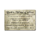 Wine Cellar - Personalized Metal Sign