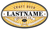 Craft Brewing Company - Personalized Metal Sign