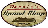 Speed Shop - Personalized Metal Sign