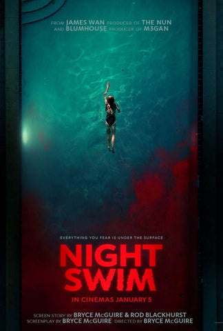 Night Swim Movie Poster - 27 x 40 inch