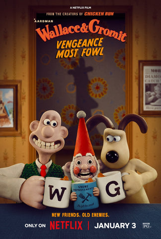 Wallace & Gromit: Vengeance Most Fowl Style C Movie Poster 27 x 40 inch