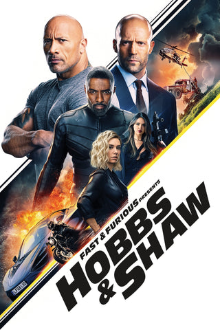 Fast & Furious Presents: Hobbs & Shaw Style B Movie Poster 27 x 40 inch