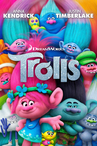 Trolls Style B Movie Poster 27 x 40 inch