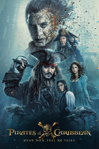 Pirates of the Caribbean: Dead Men Tell No Tales Style A Movie Poster 27 x 40 inch