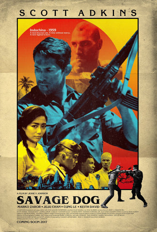 Savage Dog Style B Movie Poster 27 x 40 inch