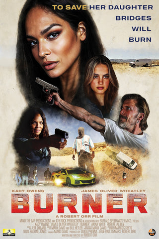Burner Movie Poster - 27 x 40 inch