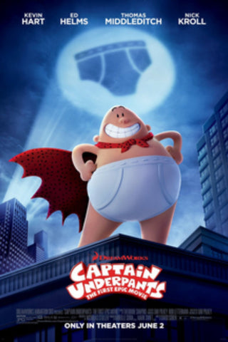 Captain Underpants: The First Epic Movie Style D Movie Poster 27 x 40 inch