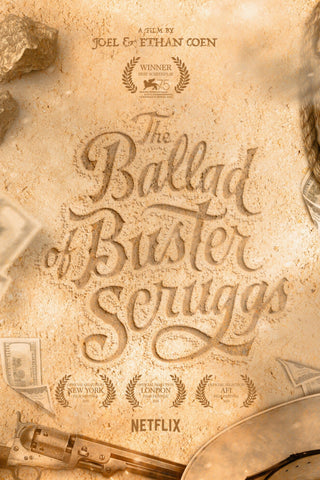 The Ballad of Buster Scruggs Style B Movie Poster 11 x 17 inch